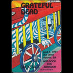 Grateful Dead 4/5/1991 Atlanta Backstage Pass