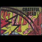 Grateful Dead 9/16/1991 New York City Backstage Pass