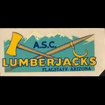 Arizona State College at Flagstaff Lumberjacks Decal