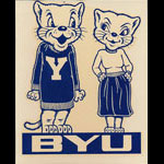 BYU Brigham Young University Decal