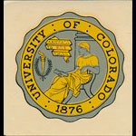 University of Colorado Seal Decal