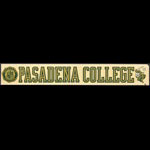 Pasadena College Crusaders Decal