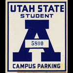 Utah State University Student Campus Parking Decal