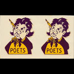 Whittier College Poets Decal