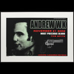 Delano Rock Andrew WK Poster