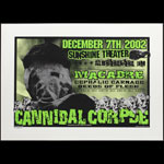 Delano Rock Cannibal Corpse Poster