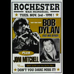 Bob Dylan Joni Mitchell Poster