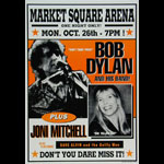 Bob Dylan Joni Mitchell Poster