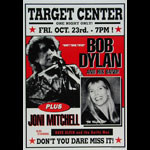 Bob Dylan Joni Mitchell Poster