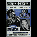 Bob Dylan Joni Mitchell Poster