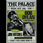 Bob Dylan Joni Mitchell Poster