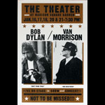 Bob Dylan and Van Morrison Poster