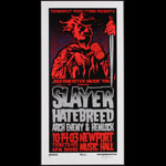 Mike Martin - Enginehouse 13 Jagermeister Music Tour - Slayer / Hatebreed / Arch Enemy Poster