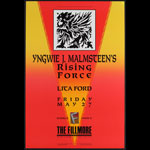 Yngwie Malmsteen's Rising Force 1988 Fillmore F22 Poster