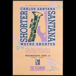 Carlos Santana 1988 Fillmore F26 Poster