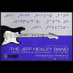 The Jeff Healey Band 1989 Fillmore F80 Poster
