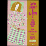 David Lindley & El Rayo X 1989 Fillmore F88 Poster