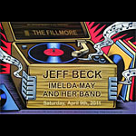 Jeff Beck 2011 Fillmore F1095 Poster