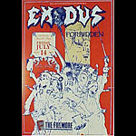 Exodus 1989 Fillmore F110 Poster