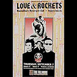 Love & Rockets 1989 Fillmore F114 Poster