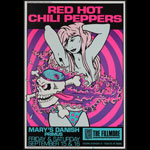 Red Hot Chili Peppers 1989 Fillmore F115 Poster