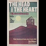 The Head and the Heart 2012 Fillmore F1171 Poster