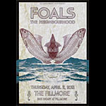 Foals 2013 Fillmore F1210 Poster