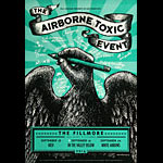 The Airborne Toxic Event - Teal Variant 2014 Fillmore F1282teal Poster