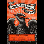 The Airborne Toxic Event - Red Variant 2014 Fillmore F1282red Poster