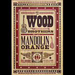 The Wood Brothers 2015 Fillmore F1309 Poster
