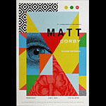 Matt Corby 2016 Fillmore F1417 Poster