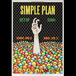 Simple Plan 2017 Fillmore F1479 Poster