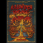 Killswitch Engage with Anthrax 2017 Fillmore F1482 Poster