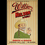 Willie Nelson and Family 2017 Fillmore F1486 Poster