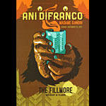 Ani DiFranco 2017 Fillmore F1531 Poster