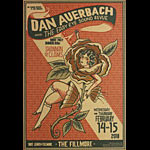 Dan Auerbach (Black Keys) 2018 Fillmore F1551 Poster