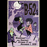 The B-52s 2018 Fillmore F1609 Poster