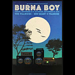 Burna Boy  Fillmore F1655 Poster