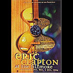 Eric Clapton 1994 Fillmore F169 Poster