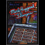 Merle Haggard And The Strangers W/ Dave Alvin Peter Case Marshall Crenshaw Iris Dement Rosie Flores Katy Moffatt Tom Russell & Billy Joe Shaver 1995 Fillmore F184 Poster