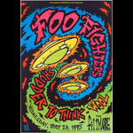 Foo Fighters 1995 Fillmore F195 Poster