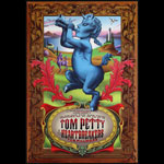 Tom Petty And The Heartbreakers (blue) 1997 Fillmore F251 Poster