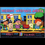 Presidents Of The United States Of America 1997 Fillmore F264 Poster