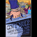 Gov't Mule 1998 Fillmore F350 Poster