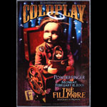 Coldplay 2001 Fillmore F438 Poster