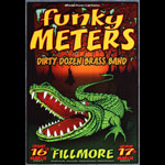 Funky Meters 2001 Fillmore F444 Poster