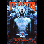 Megadeth 2001 Fillmore F479a Poster