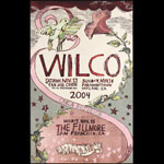 Wilco  2004 Fillmore F670 Poster