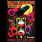 Bullet For My Valentine 2007 Fillmore F876 Poster