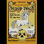 Aesop Rock 2007 Fillmore F895 Poster